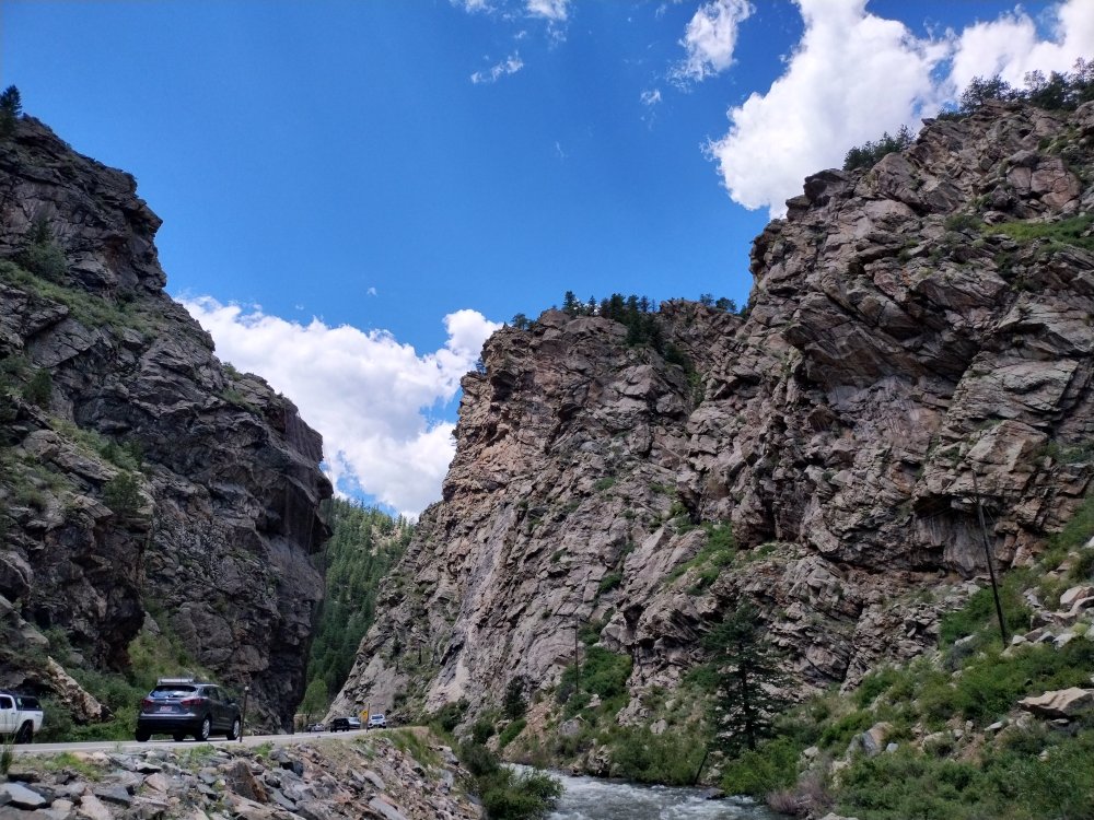 Clear Creek Canyon trail