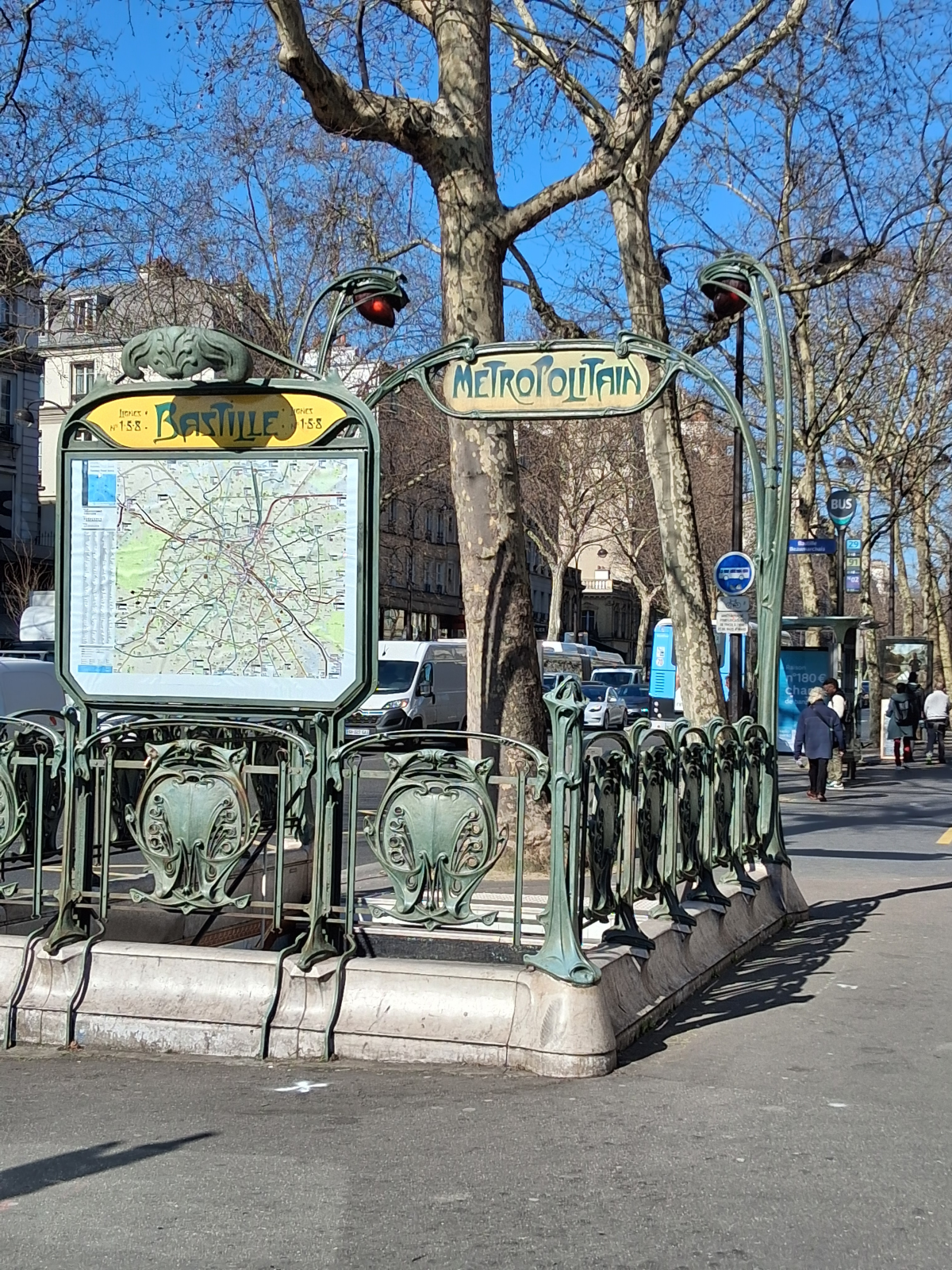 Bastille Metro Stop