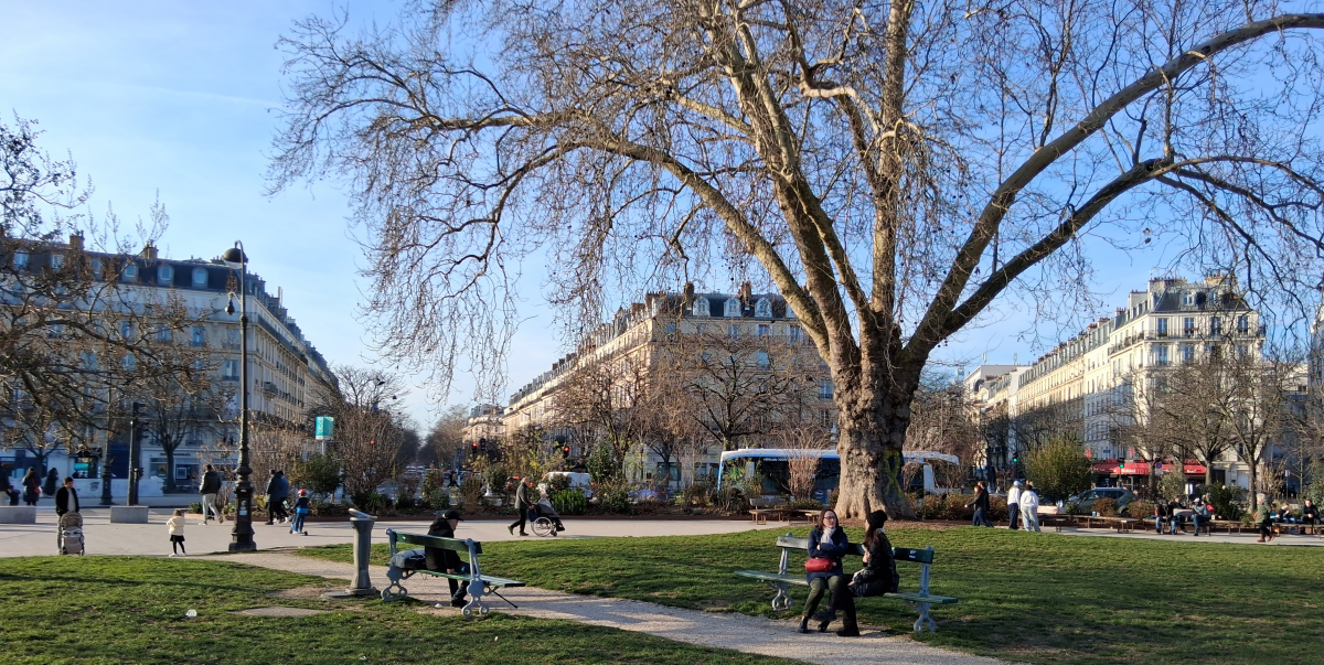 Place de la Nation view